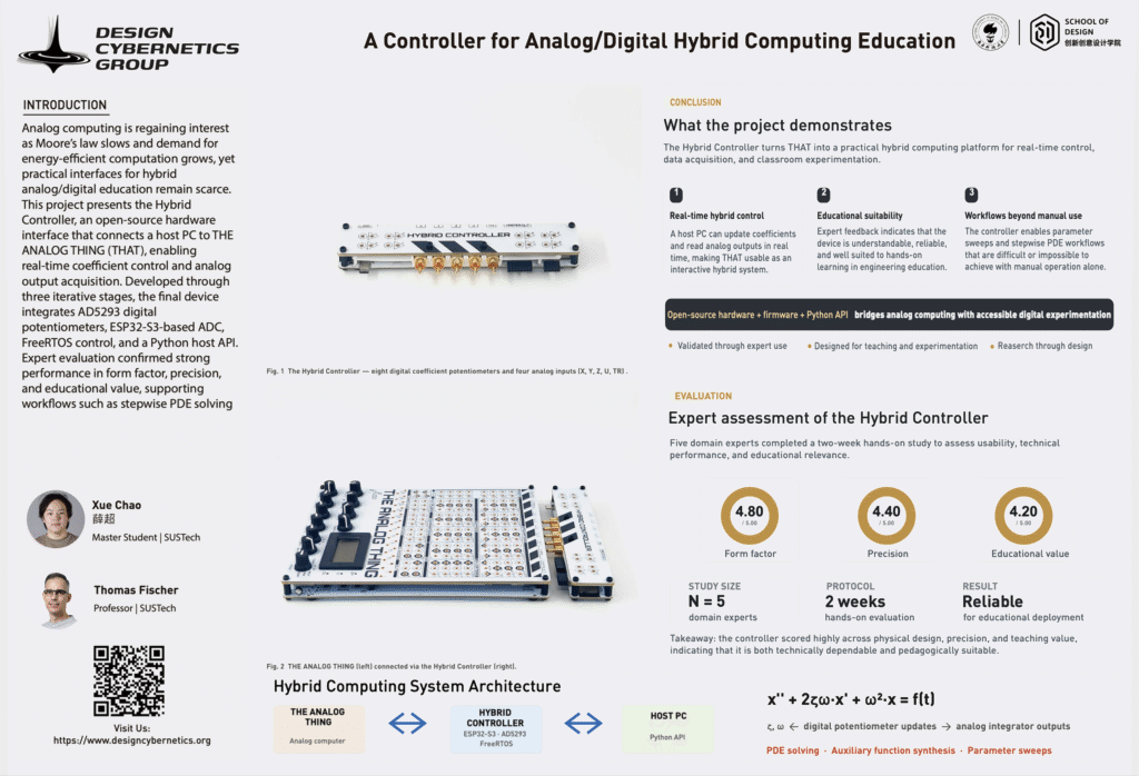 Poster presentation of Xuechao's A Hybrid Controller for THE ANALOG THING